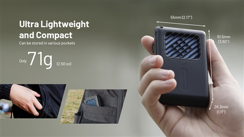 Nitecore EMR06 Portable Rechargeable Mosquito Repeller