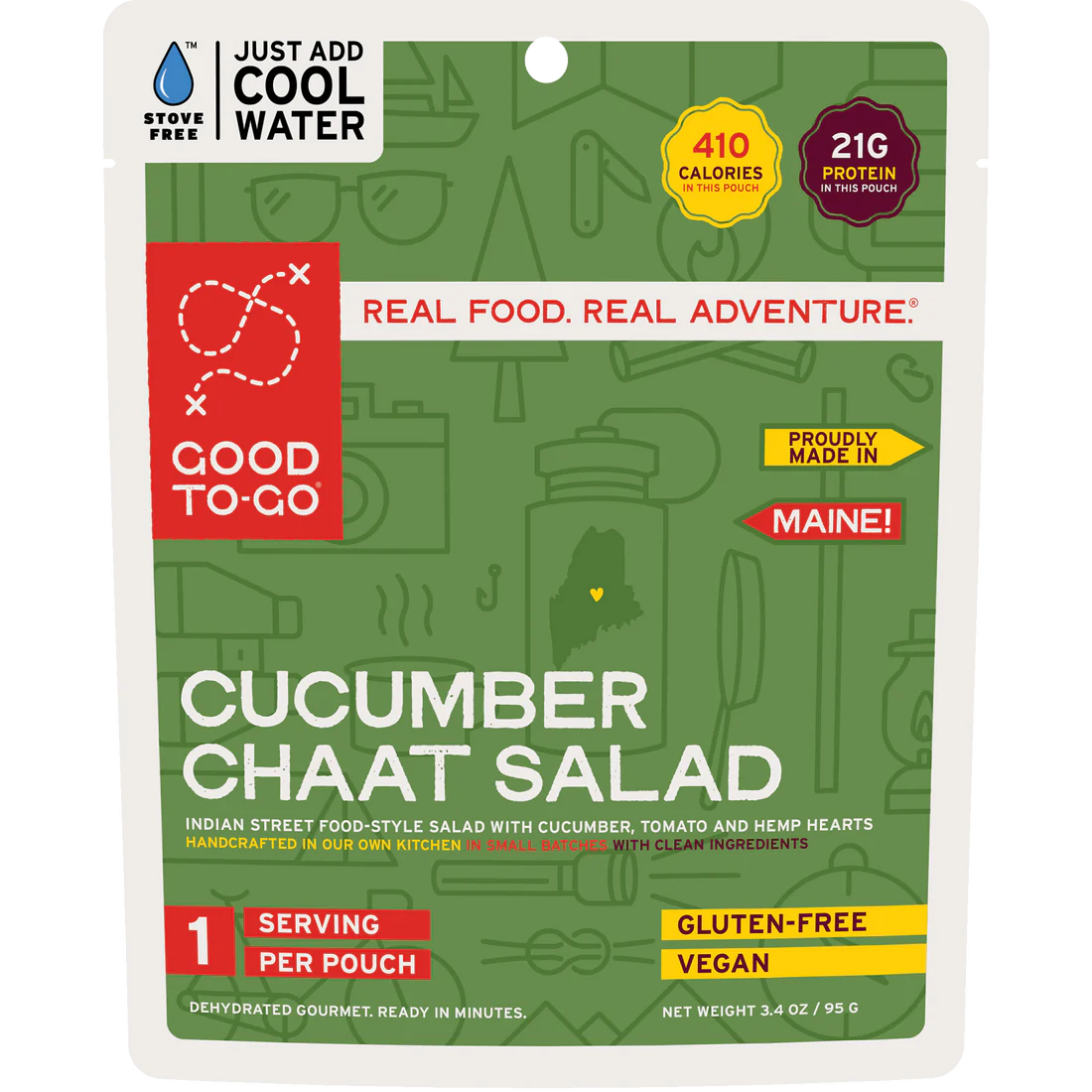 Good To-Go Cucumber Chaat Salad