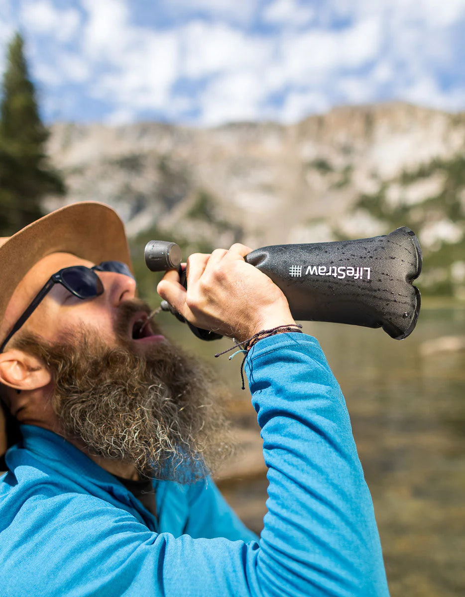 LifeStraw Peak Series Collapsible Squeeze Bottle w/Filter