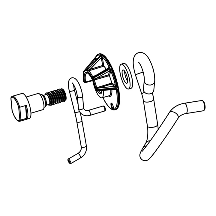 Portable Winch Updated Replacement Rope Entry Hook w/Tension Rod