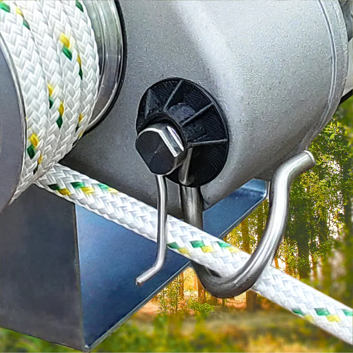 Portable Winch Updated Replacement Rope Entry Hook w/Tension Rod