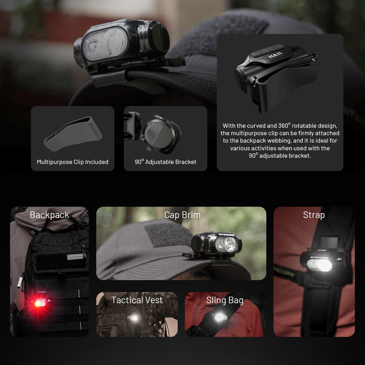 Nitecore HA11 240 Lumen Lightweight Headlamp