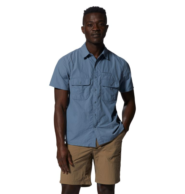 Mountain Hardwear Men's Stryder™ Short Sleeve Shirt Light Zinc