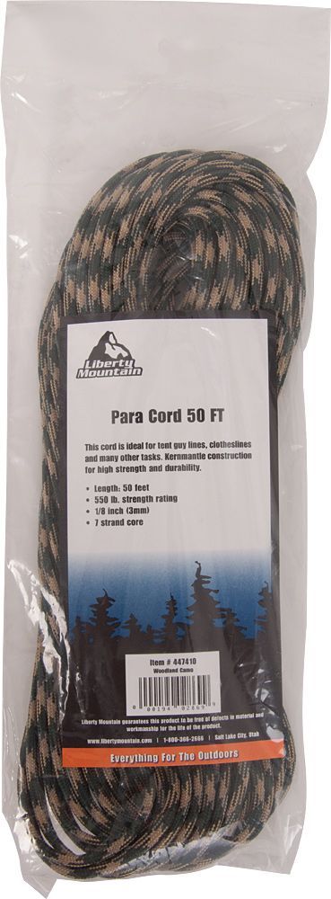 550 Paracord - 50 ft.