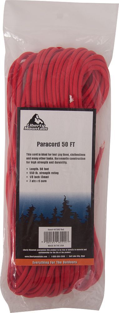 550 Paracord - 50 ft.