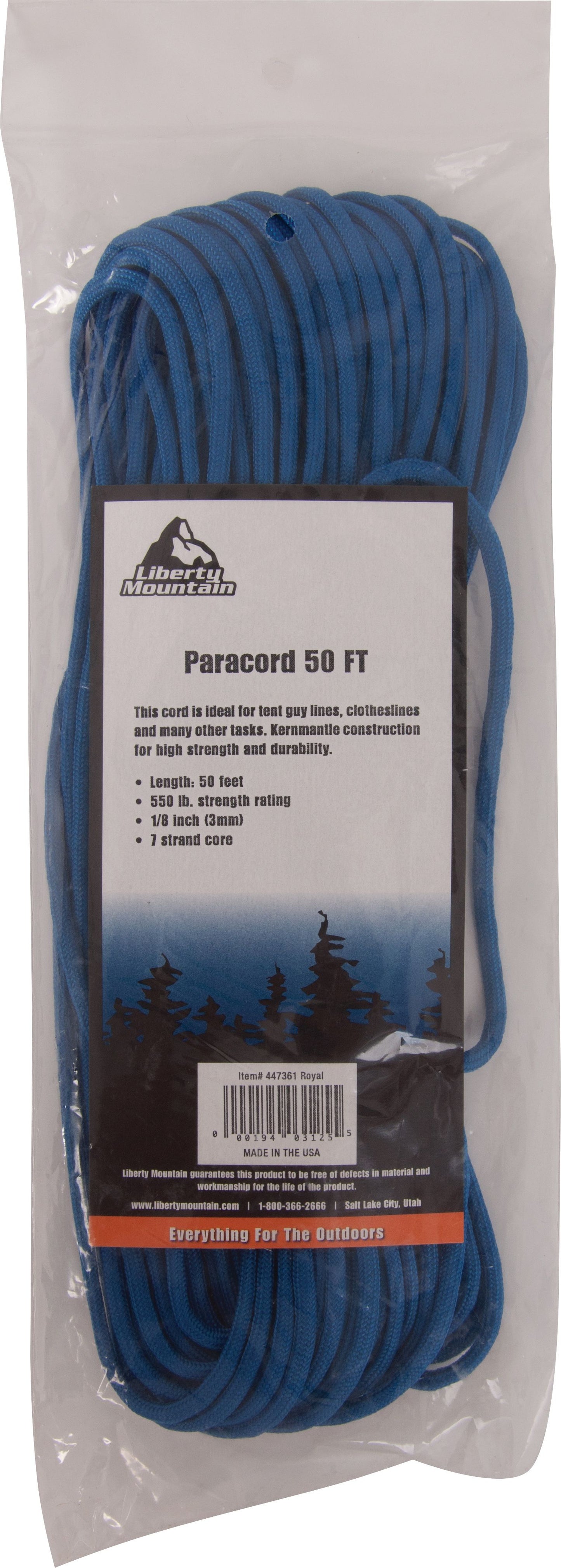 550 Paracord - 50 ft.