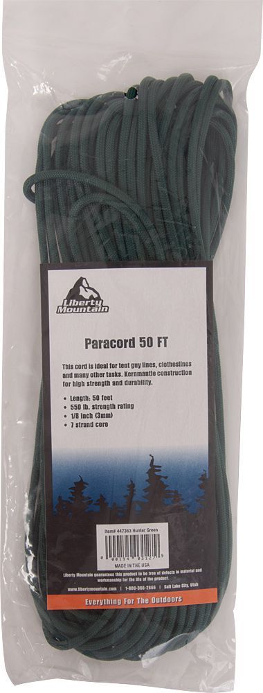 550 Paracord - 50 ft.