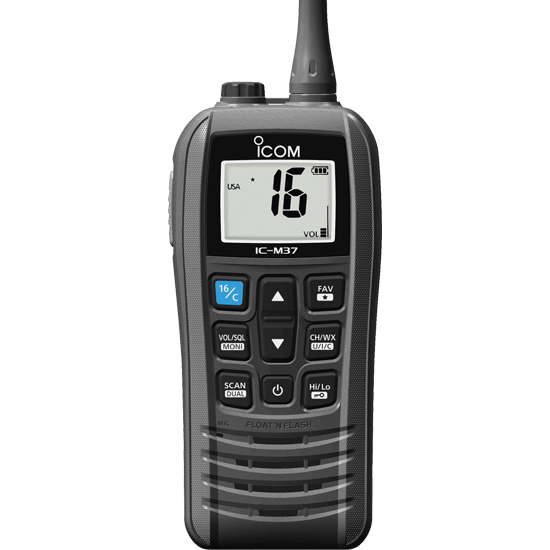 ICOM M37 VHF Handheld Marine Radio - 6W