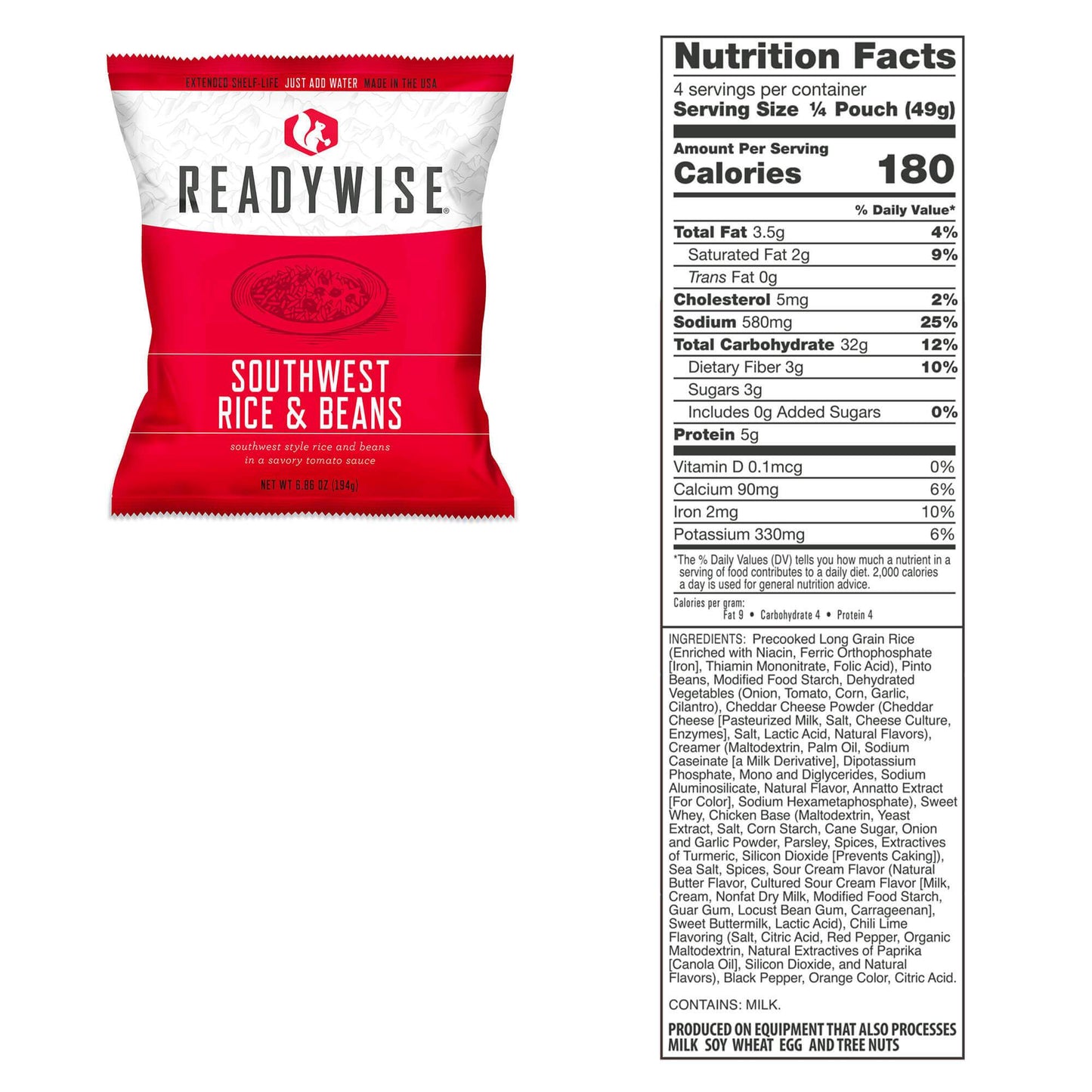 120 Serving Emergency Food Supply