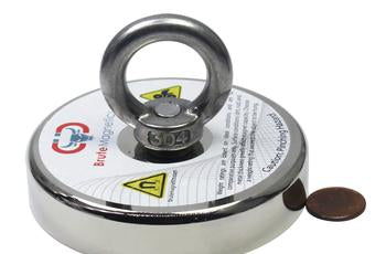 Brute Box Single Sided 1,000 lb Pulling Force Magnet Fishing Kit