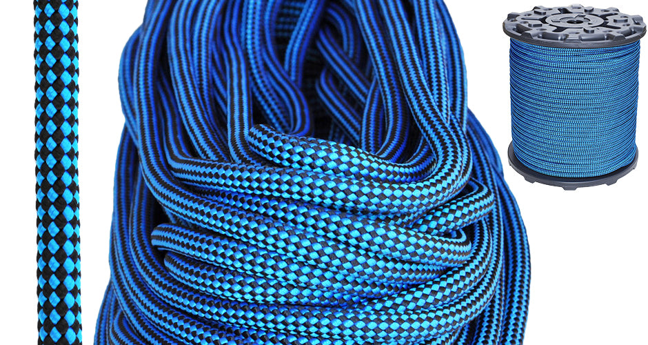 Blue Finish Line 32-Strand Kernmantle ✻ Climbing / Rappelling / Rescue