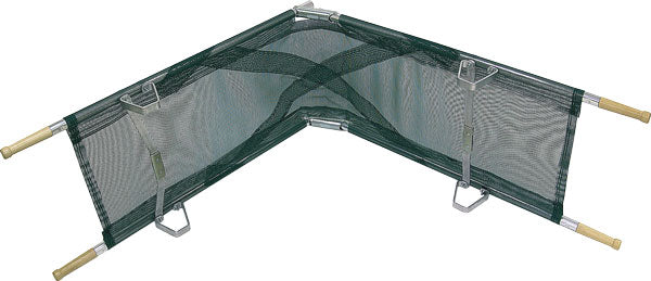 Junkin Easy-Fold Aluminum Pole Mesh Decon Stretcher