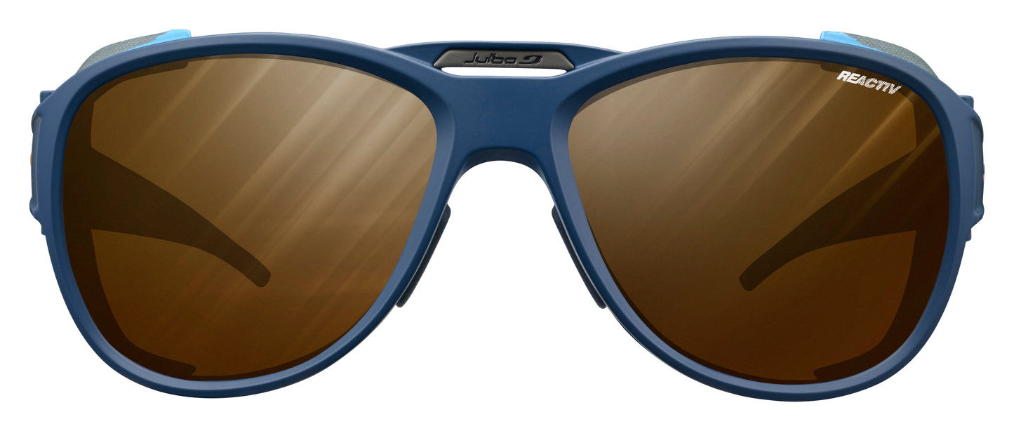 Julbo Explorer 2.0 REACTIV 2-4 Polarized - Dark Blue Matte/Blue Cyan
