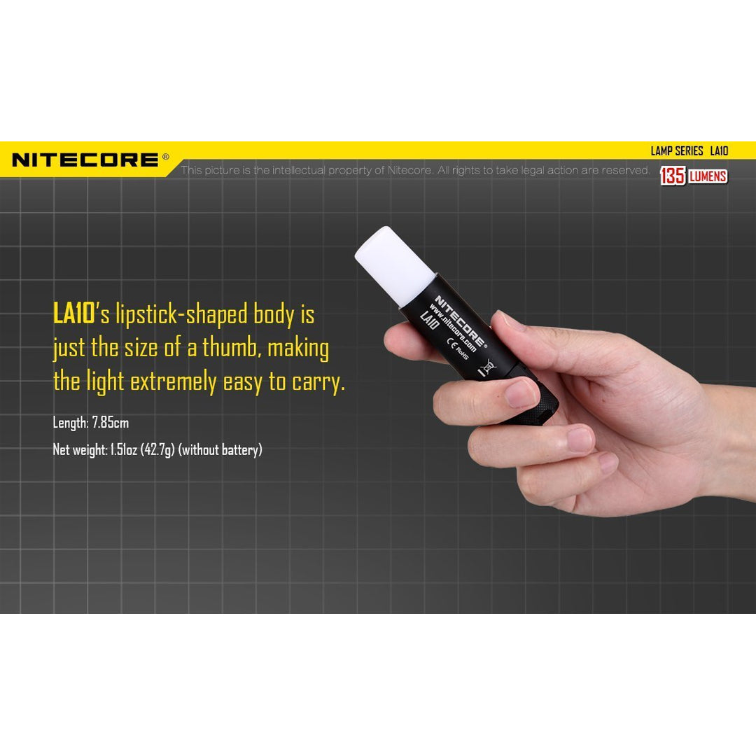 Nitecore LA10 135 Lumen Compact Lightweight Lantern