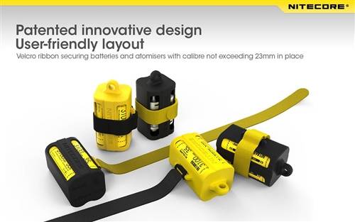 Nitecore NBM40 Battery Magazine - Holds 4x 18650 Batteries