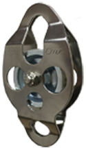 CMI 2-3/8" SS "Cable-Able" Double-Ended Bushing Pulley (RC105)