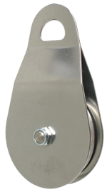 CMI 4" NFPA Compliant SS Aluminum Sheave Bearing HD Pulley (RP123NFPA)