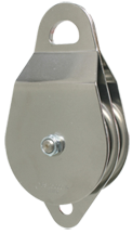 CMI 4" NFPA Compliant SS Double Aluminum Sheave HD Pulley (RP125NFPA)
