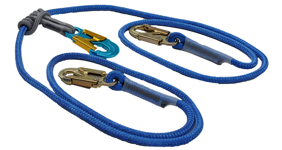 2-in-1 Safety Lanyard Double Braided Polyester Lanyard
