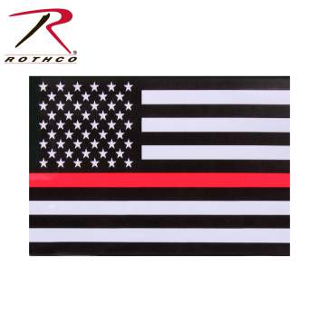 Rothco Thin Red Line Flag Decal