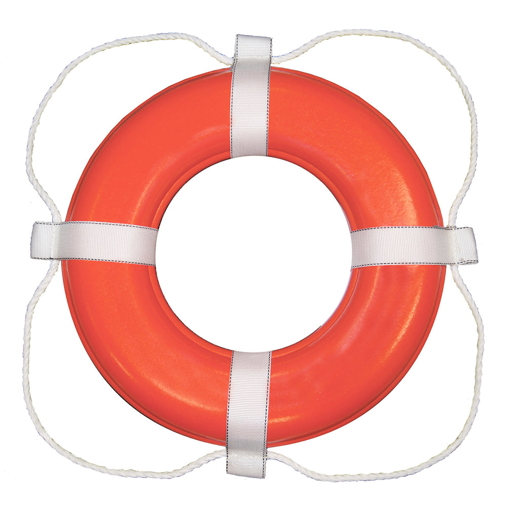 Taylor Made Foam Ring Buoy - 20", 24", 30" - Orange w/White Rope