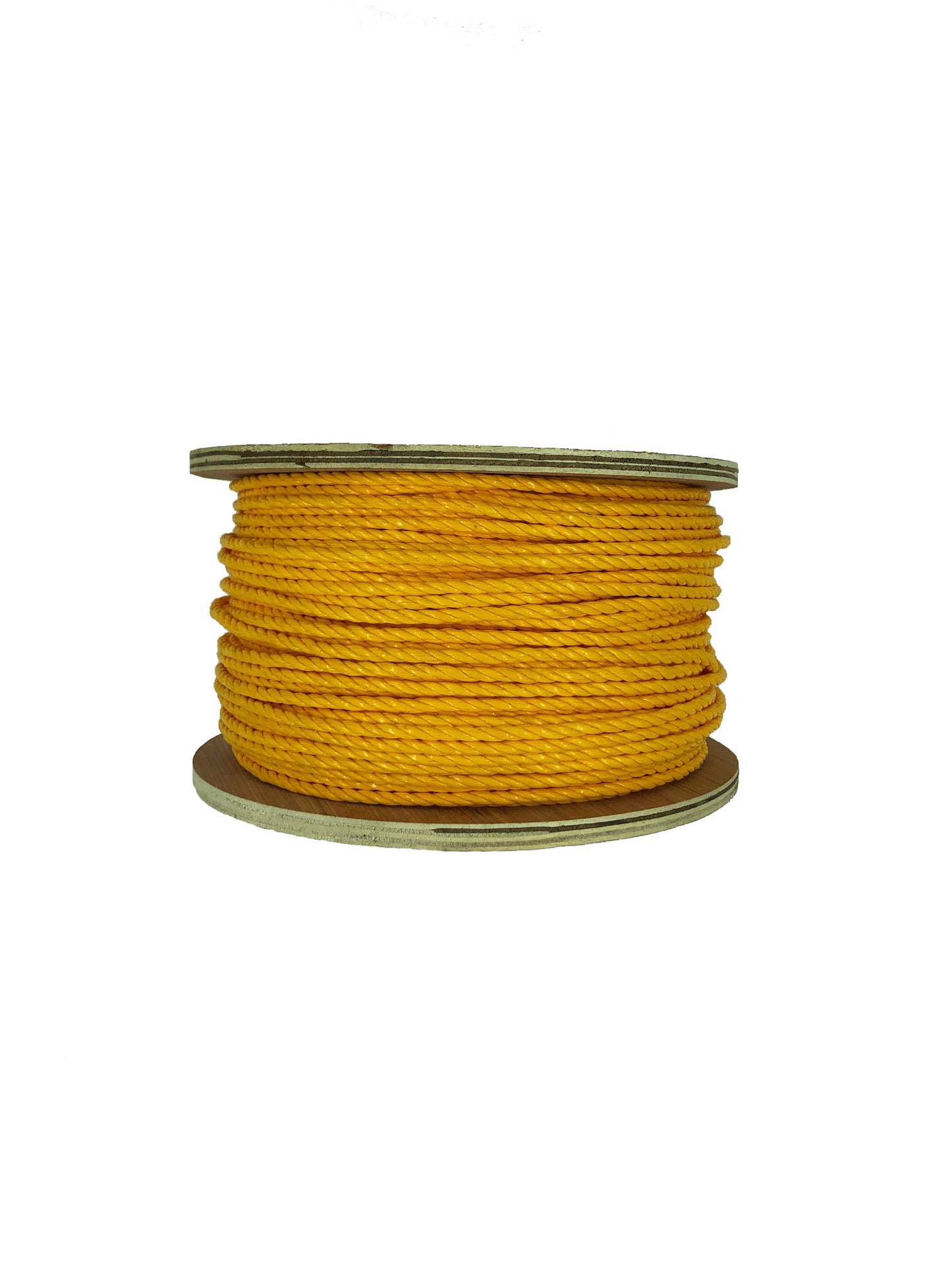 3/8" X 600' Yellow 3-Strand Twisted Polypropylene Rope