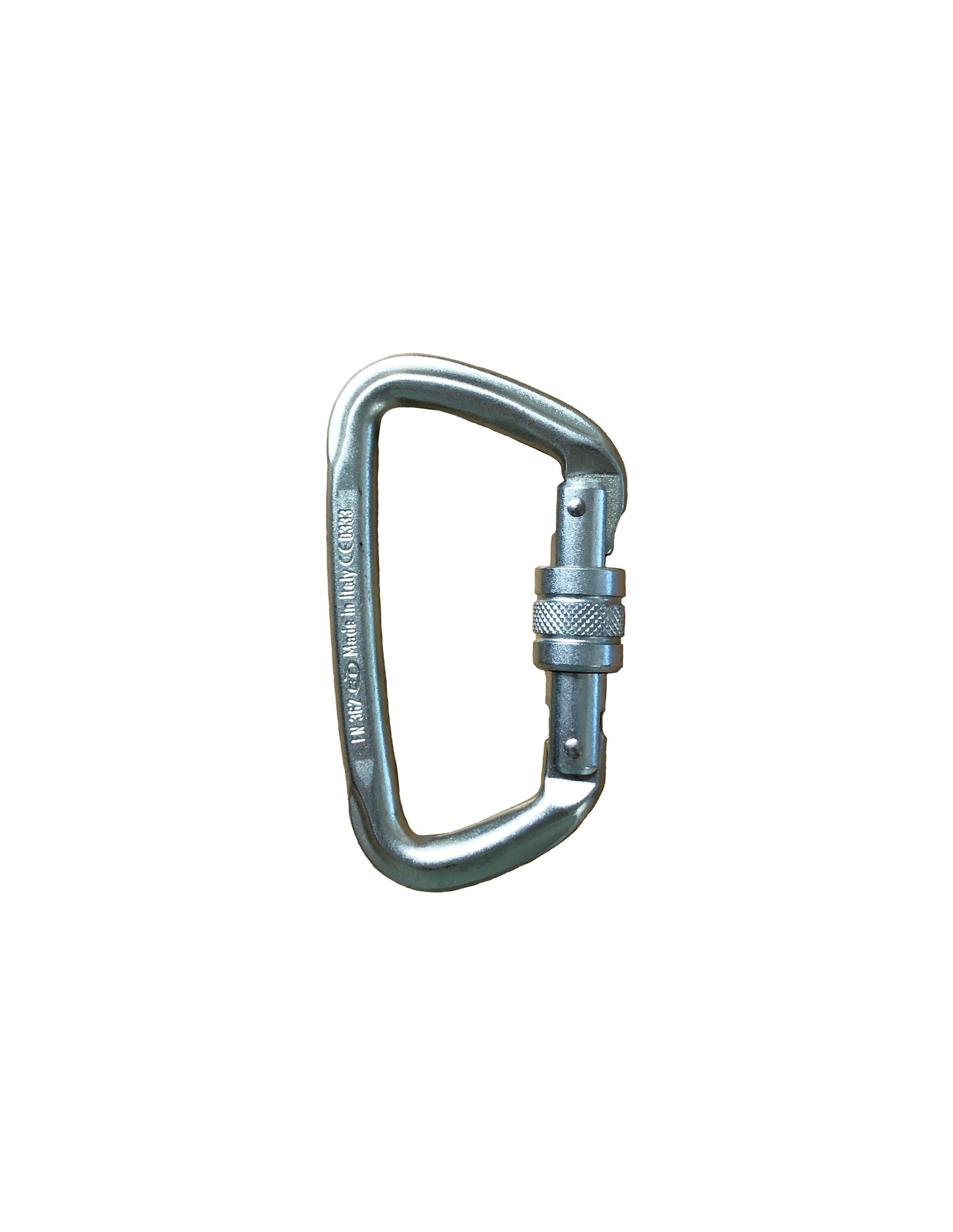 Steel Modified "D" Screw Gate Carabiner (BINER5)