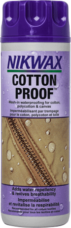 Nikwax Tech Wash & Cotton Proof • Cotton Canvas Waterproofer