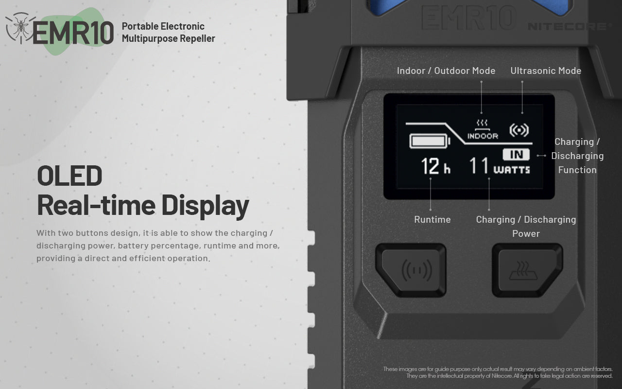 Nitecore EMR10 Rechargeable Mosquito Repeller & Power Bank