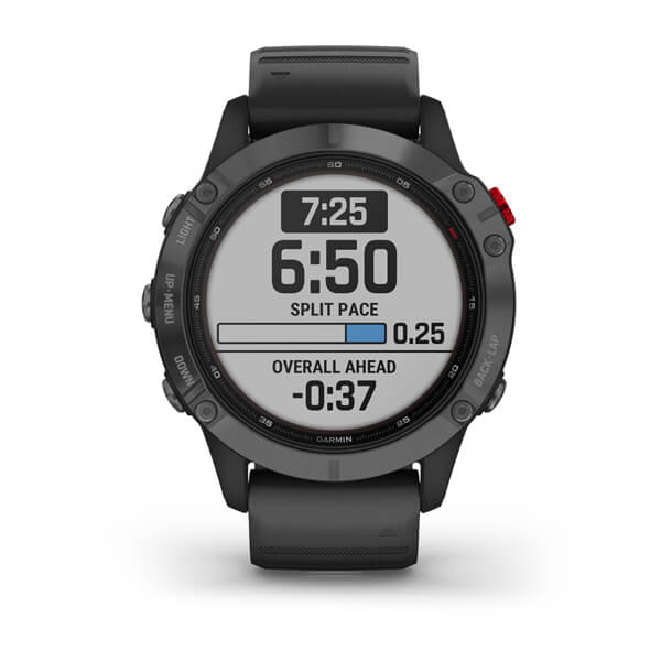 Garmin fēnix® 6 - Pro Solar Edition, Slate Gray with Black Band
