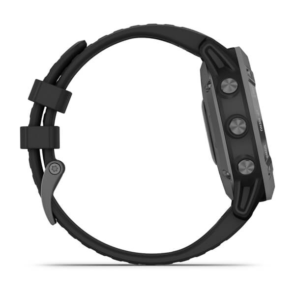 Garmin fēnix® 6 - Pro Solar Edition, Slate Gray with Black Band