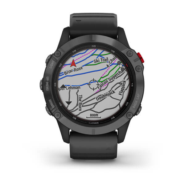 Garmin fēnix® 6 - Pro Solar Edition, Slate Gray with Black Band