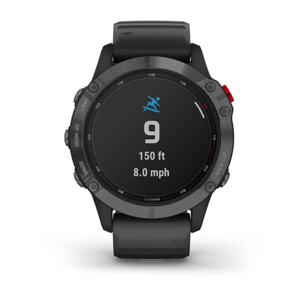Garmin fēnix® 6 - Pro Solar Edition, Slate Gray with Black Band