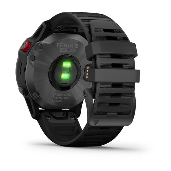Garmin fēnix® 6 - Pro Solar Edition, Slate Gray with Black Band
