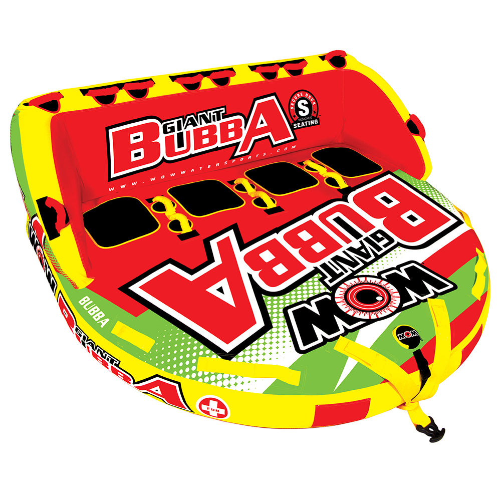 WOW Watersports Giant Bubba HI-VIS Towable - 4 person