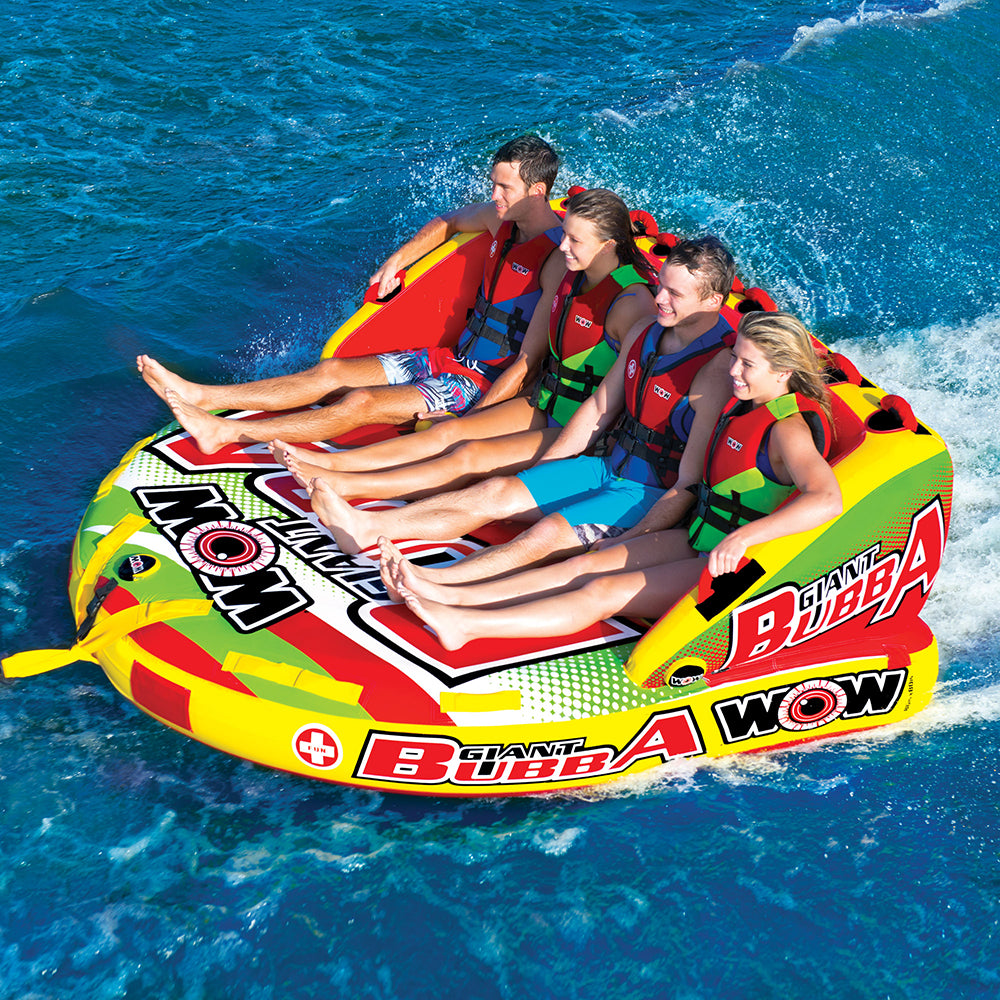 WOW Watersports Giant Bubba HI-VIS Towable - 4 person