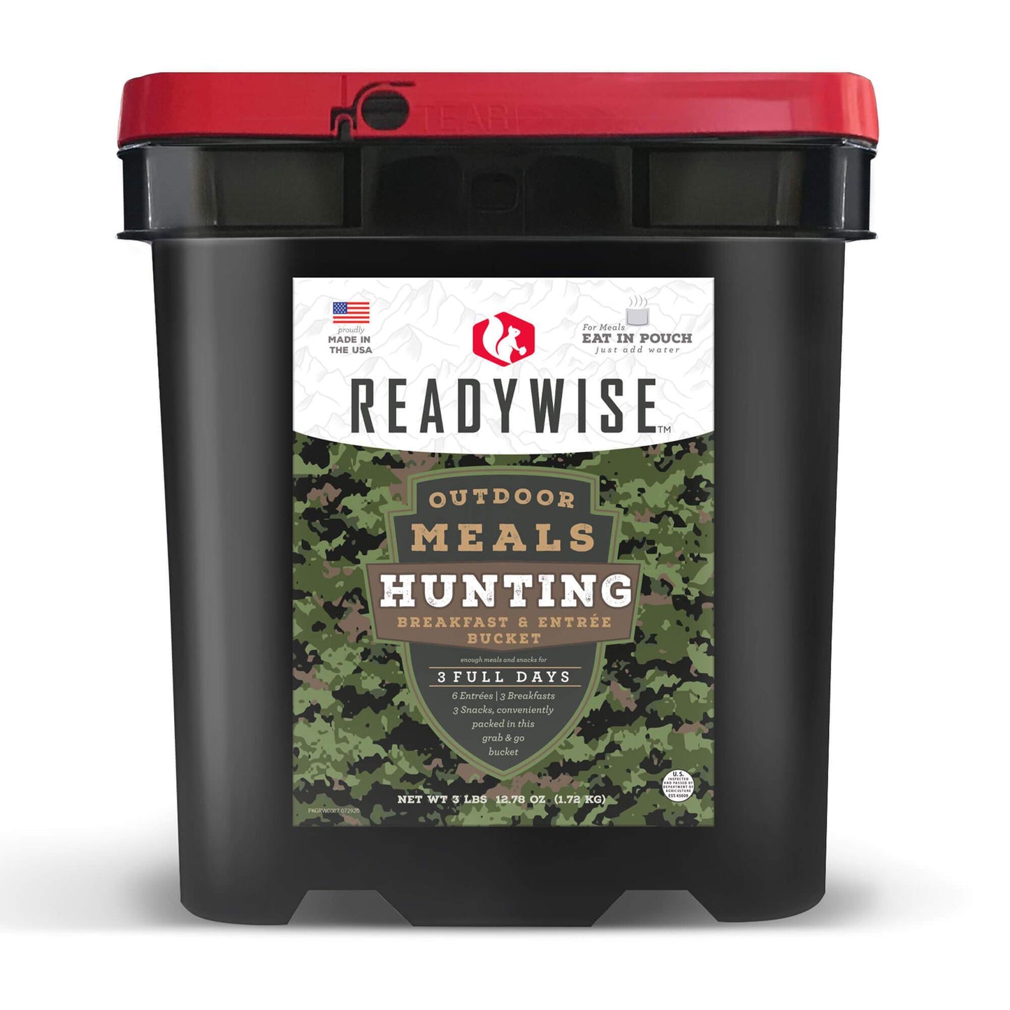 3 Day Hunting Bucket