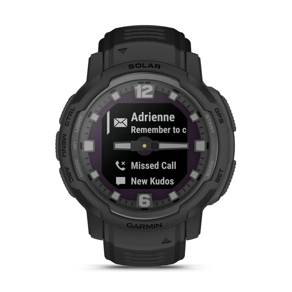 Garmin Instinct® Crossover Solar - Tactical Edition, Black