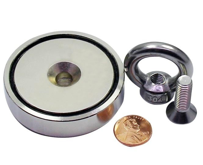 Brute Box Junior 425 lb Pulling Force Single Sided Magnet Fishing Kit