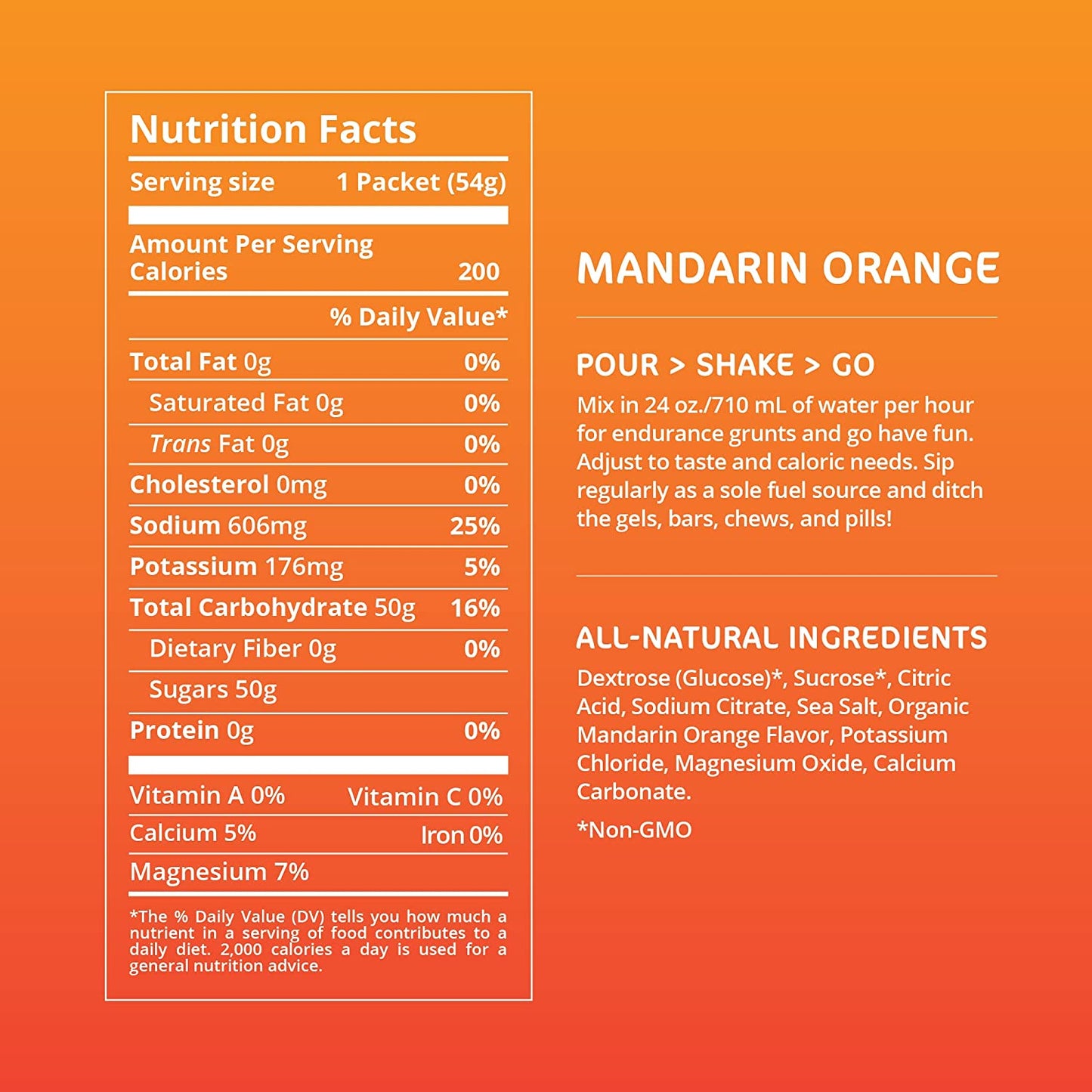 Tailwind Endurance Fuel Hydration - Mandarin