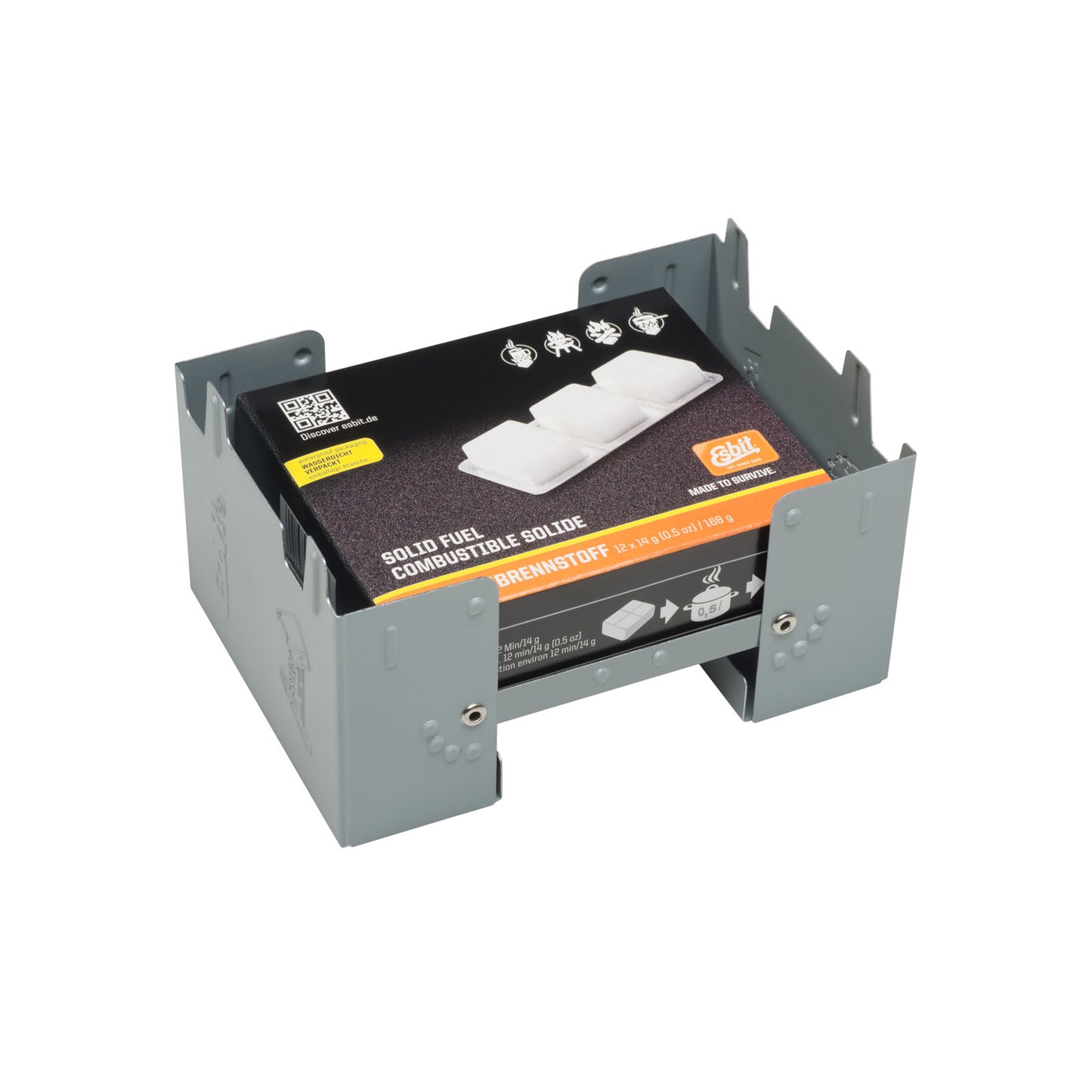 ESbit Large pocket stove w/12 pc. fuel