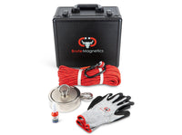 brute box 880 lb magnet fishing bundle Brute Box Double Sided 3,600 lb (combined) Pulling Force Magnet Fishin