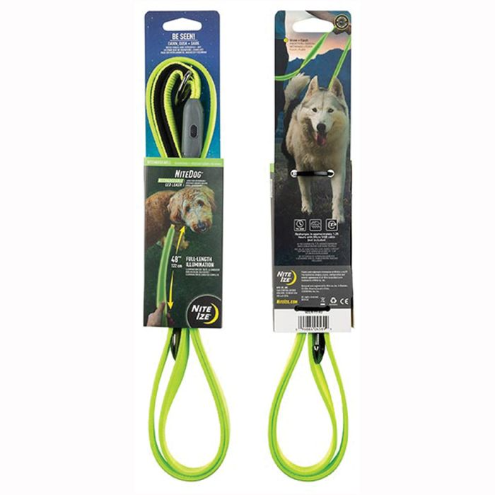 Nitedog Rechargeable LED Leashes (Blue or Green)