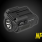 Nitecore NPL25 900 Lumen Rechargeable Compact Rail Mount Flashlight