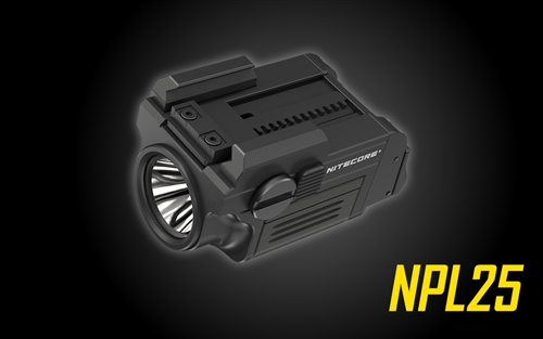 Nitecore NPL25 900 Lumen Rechargeable Compact Rail Mount Flashlight