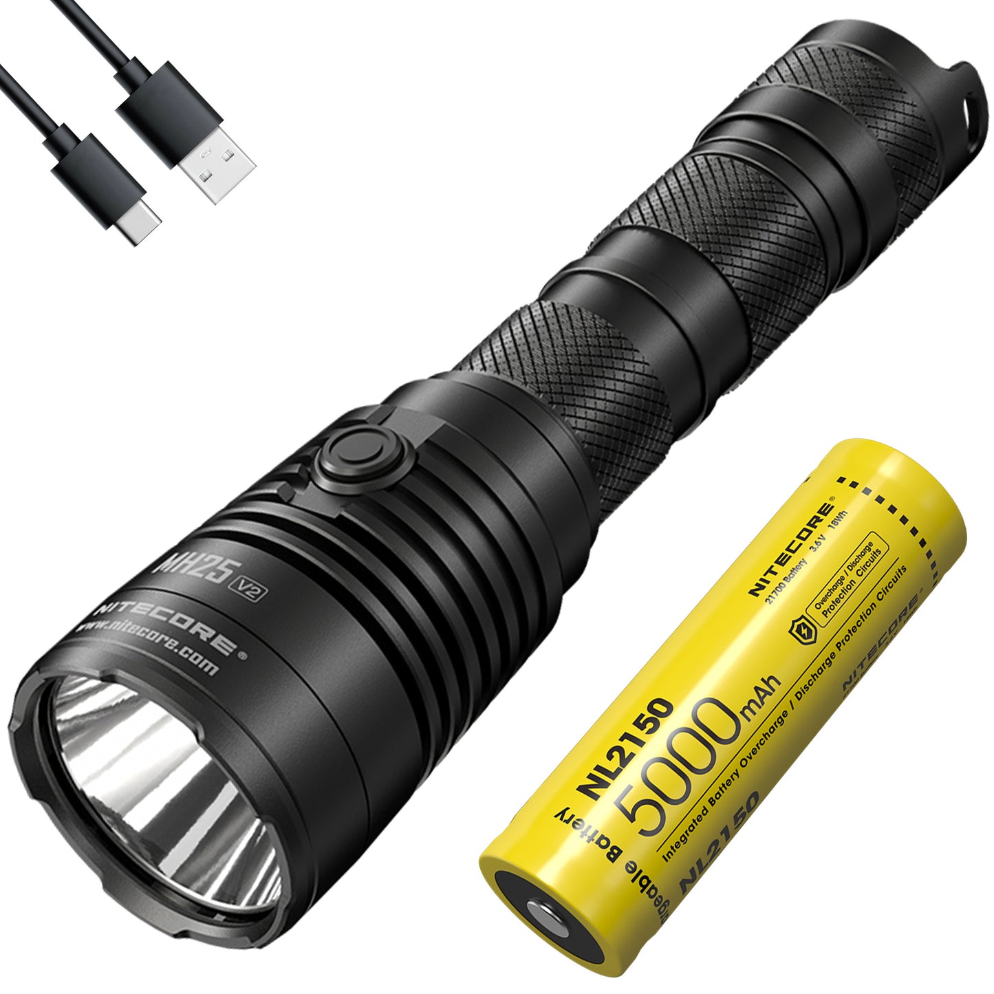 Nitecore MH25 v2 USB-C Rechargeable Flashlight