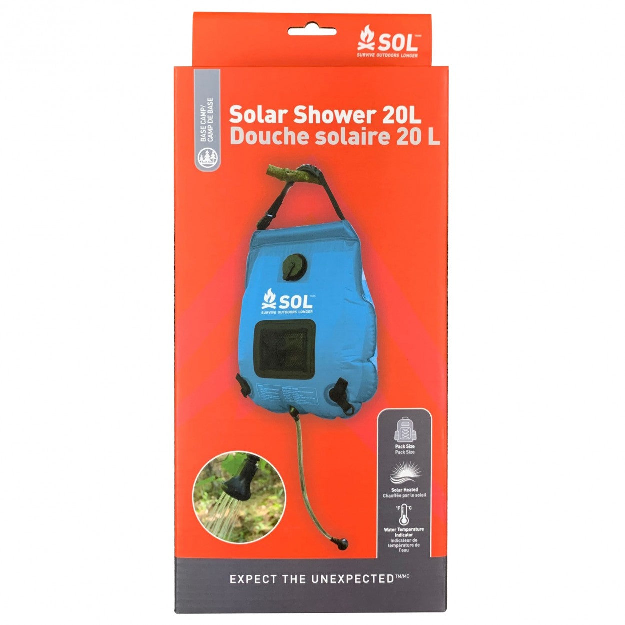 SOL Solar Shower, 20L