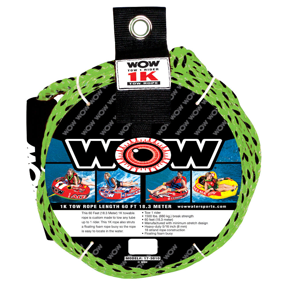 WOW Watersports 1K - 60' Tow Rope