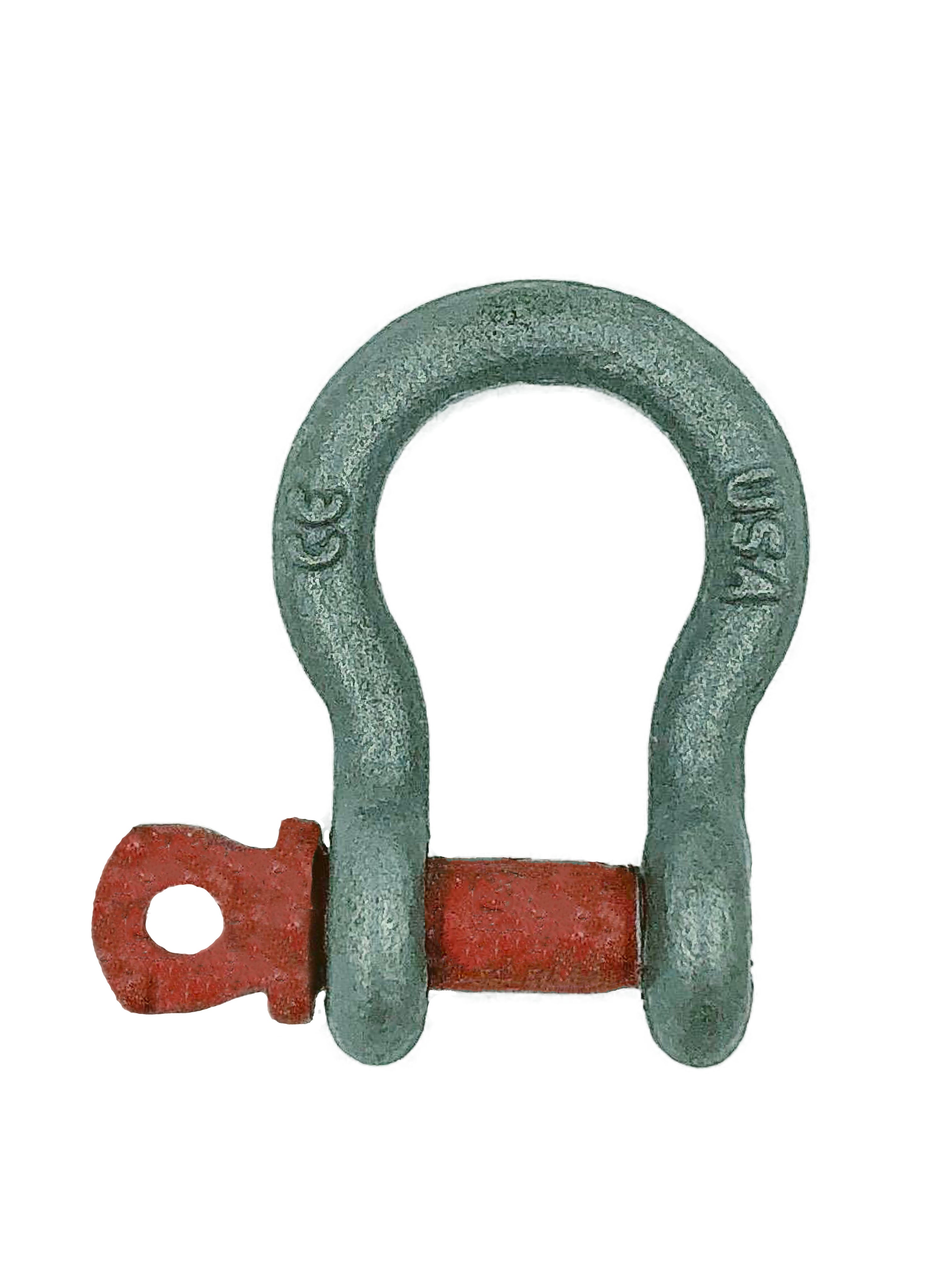 Galvanized Screw Pin Anchor Shackles Up To Ton WLL