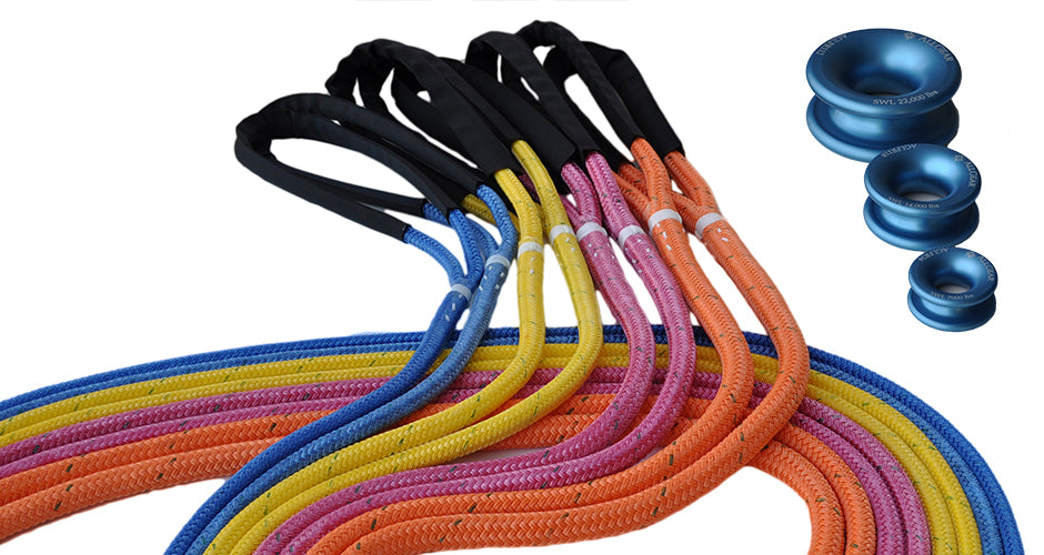 Husky Bull Rope Dead Eye Sling - Low Friction Rings Available